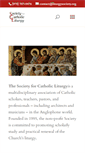 Mobile Screenshot of liturgysociety.org