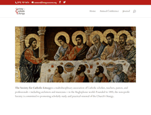 Tablet Screenshot of liturgysociety.org